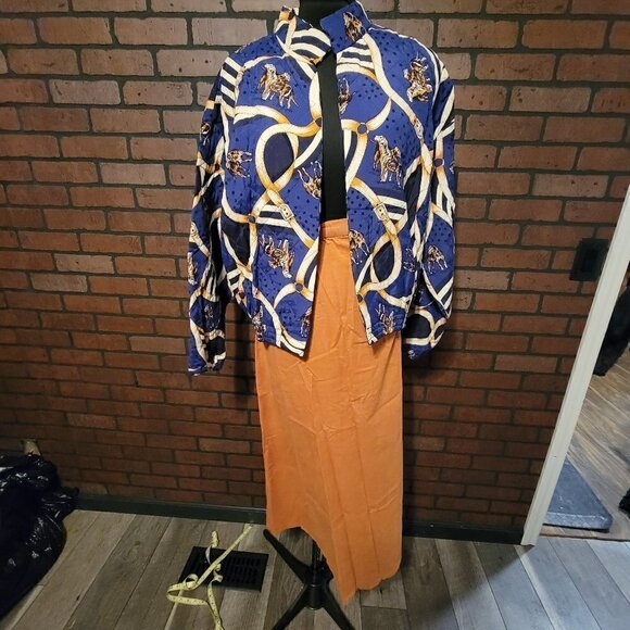 Dresses & Skirts - Vintage Custom Made Quilted Jacket and Corduroy Skirt
